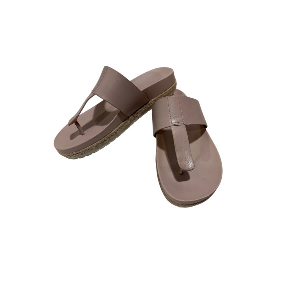 Vince Camuto VP Jazlie Leather Platform Sandals 9 GUC